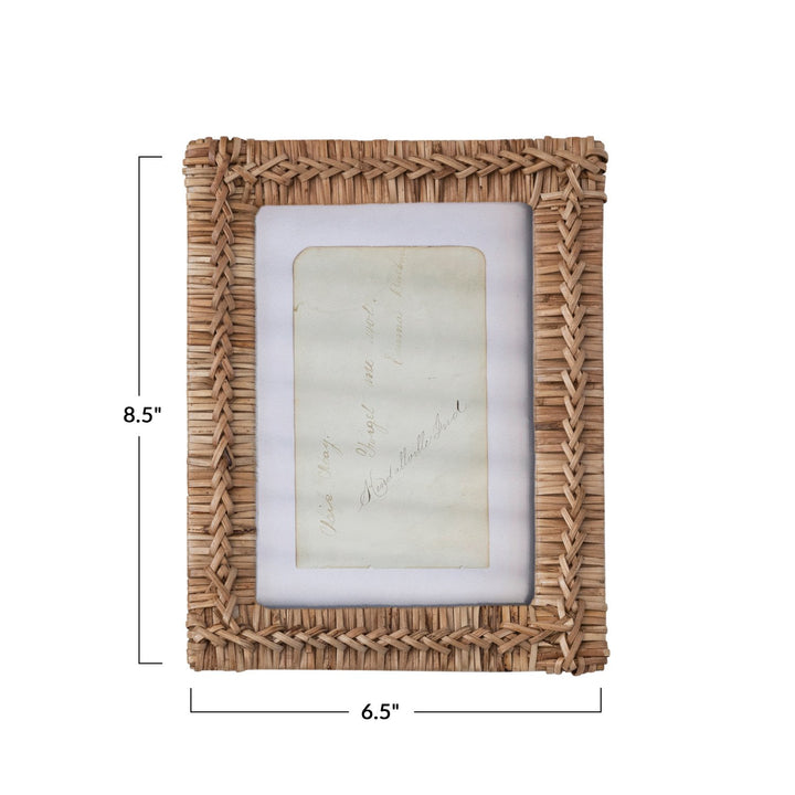 Rattan Photo Frame