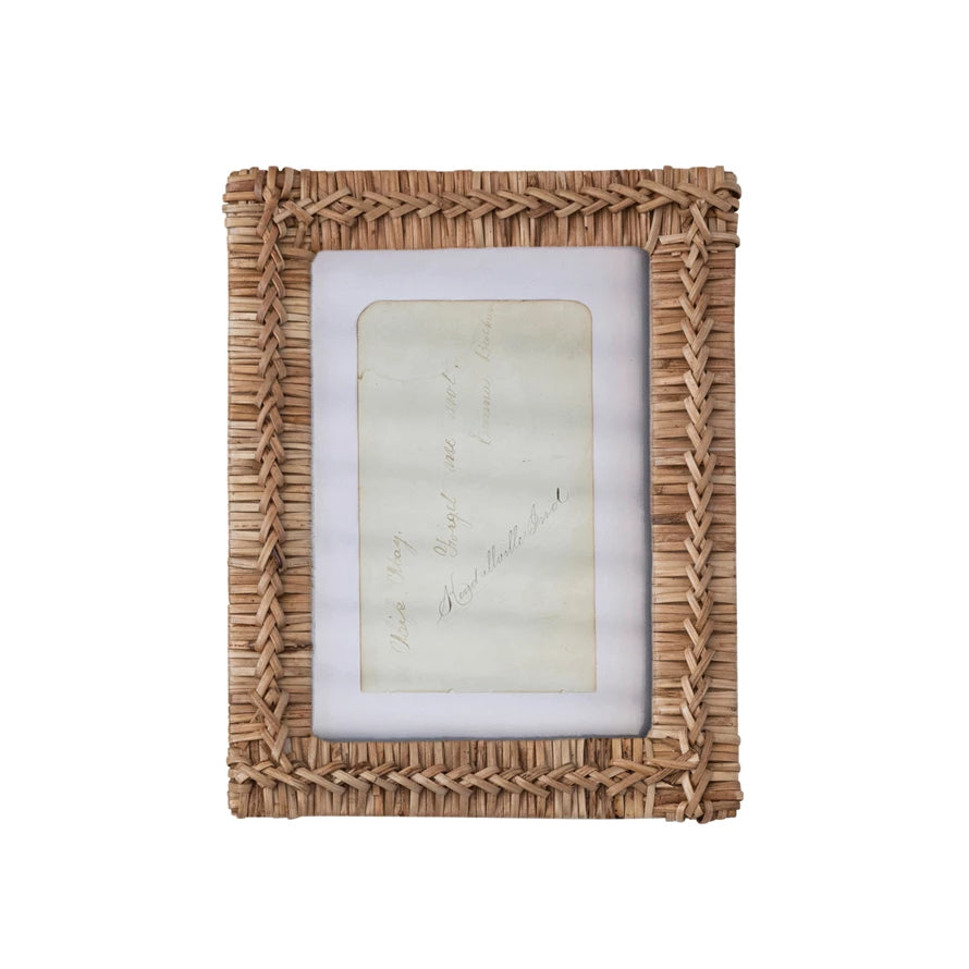 Rattan Photo Frame