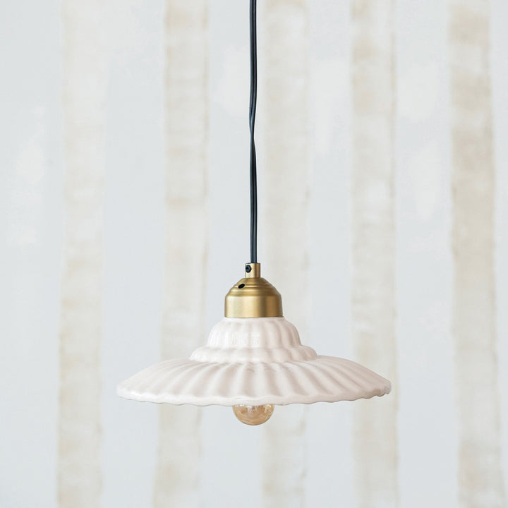 Pleated Pendant