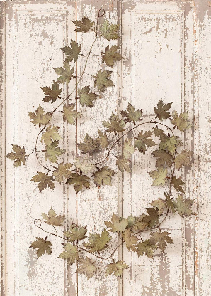 Distressed Maple Leaves Garland - Clementine Home Floral Gift