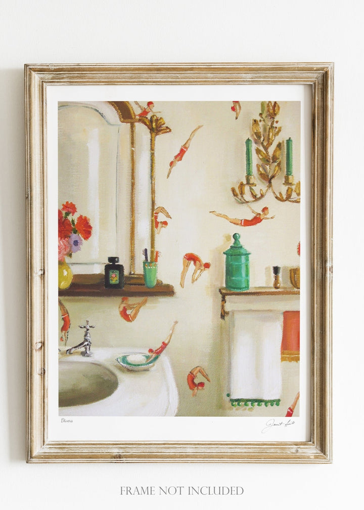 Divers Art Print - Clementine Home Floral Gift