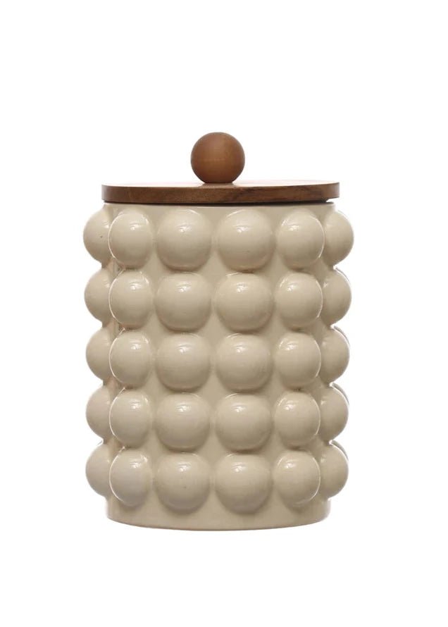 Dots Canister, Set of 2 - Clementine Home Floral Gift