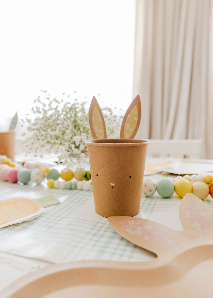 EASTER BUNNY paper CUPS - Clementine Home Floral Gift