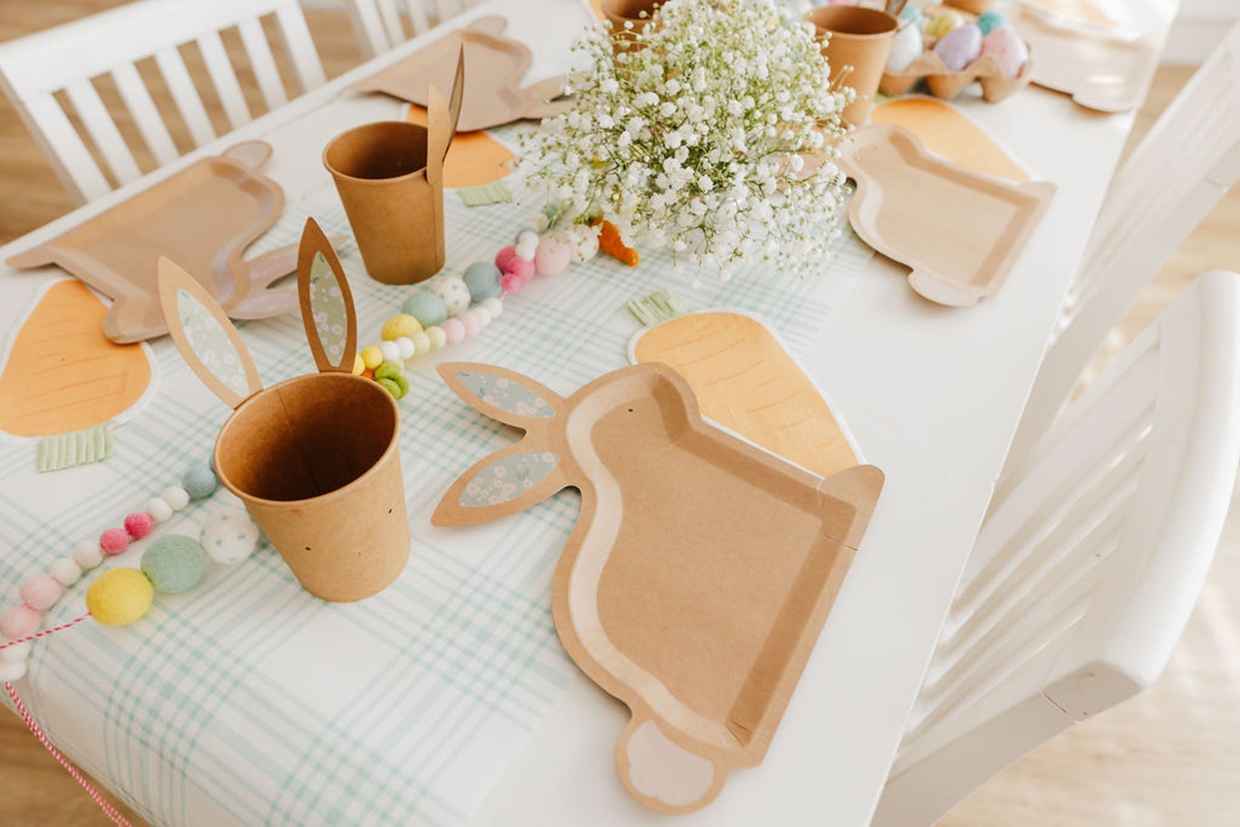 EASTER BUNNY paper CUPS - Clementine Home Floral Gift