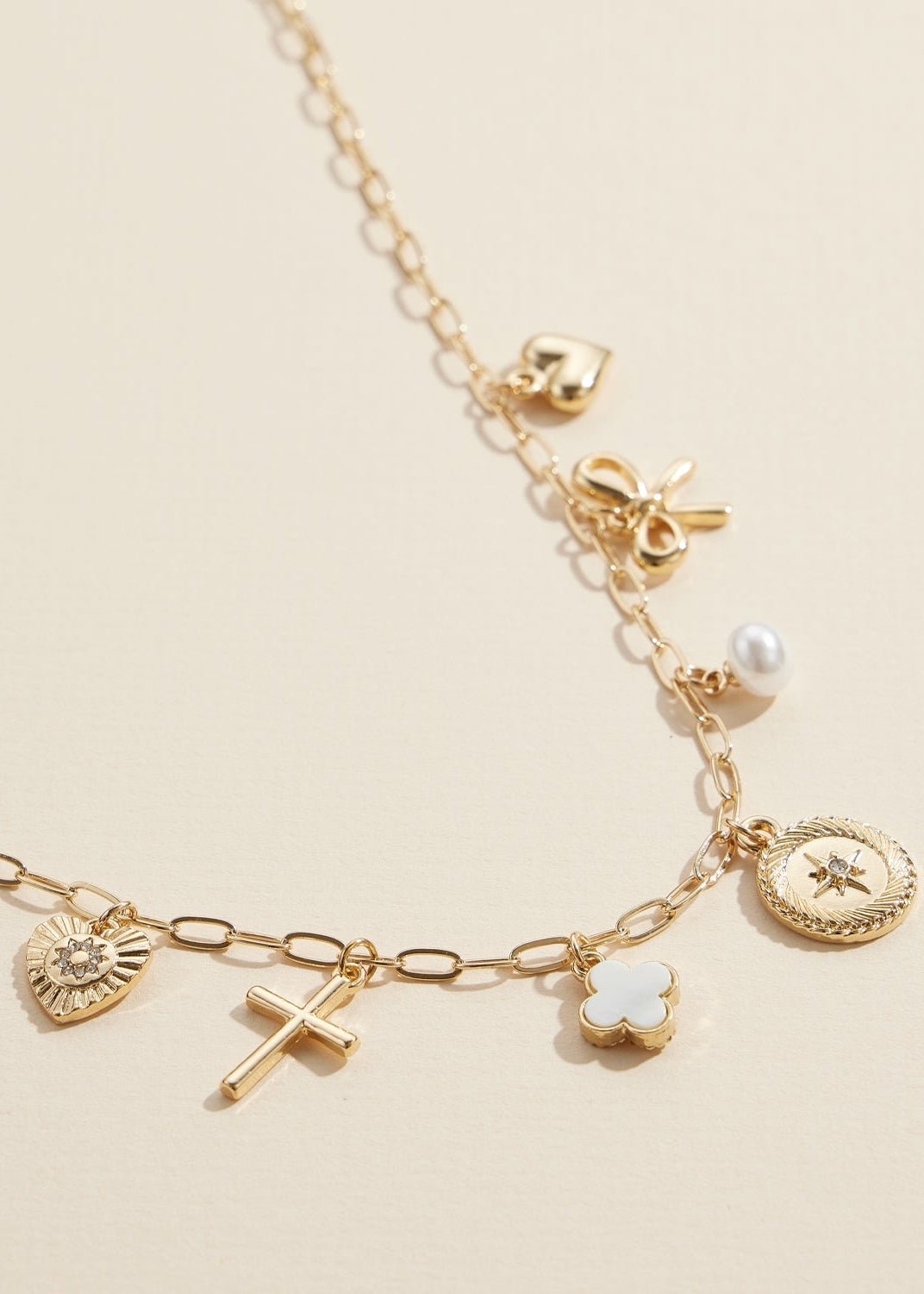 Emmeline Charm Necklace - Clementine Home Floral Gift