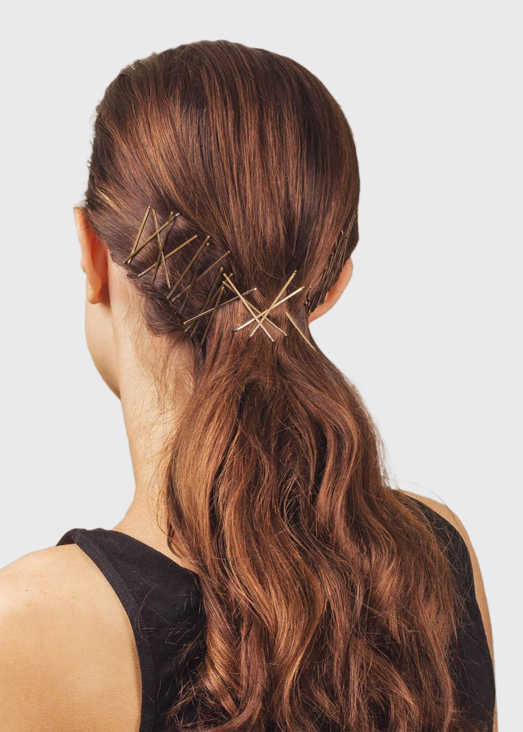 Essential Bobby Pins – 45 Piece Set (Gold) - Clementine Home Floral Gift