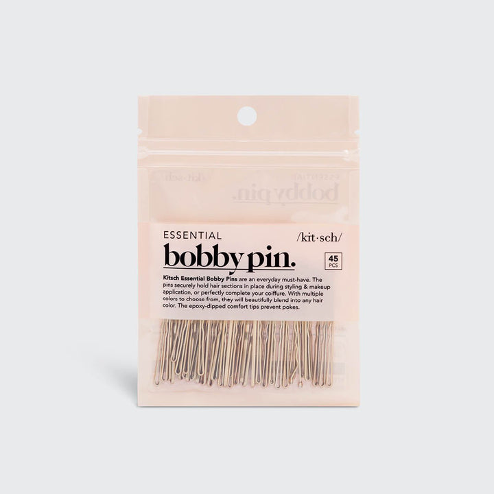 Essential Bobby Pins – 45 Piece Set (Gold) - Clementine Home Floral Gift
