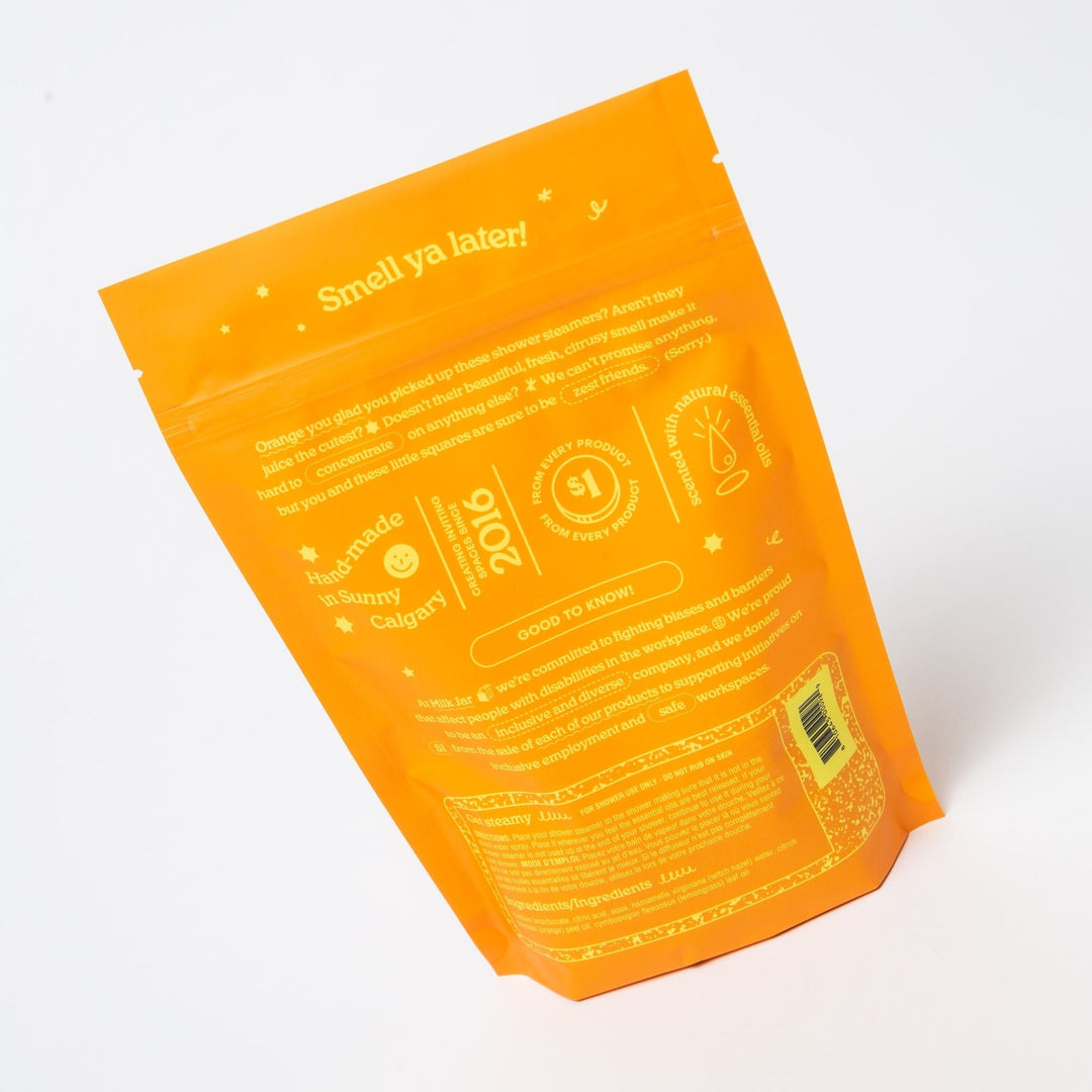 Essential Oil Shower Steamers – Citrus - Clementine Home Floral Gift