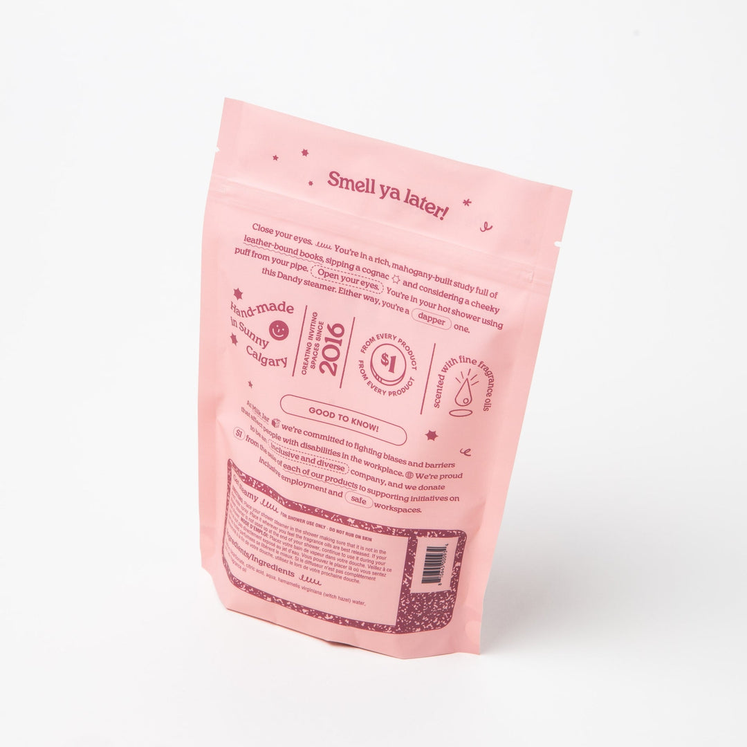 Essential Oil Shower Steamers - Dandy - Clementine Home Floral Gift