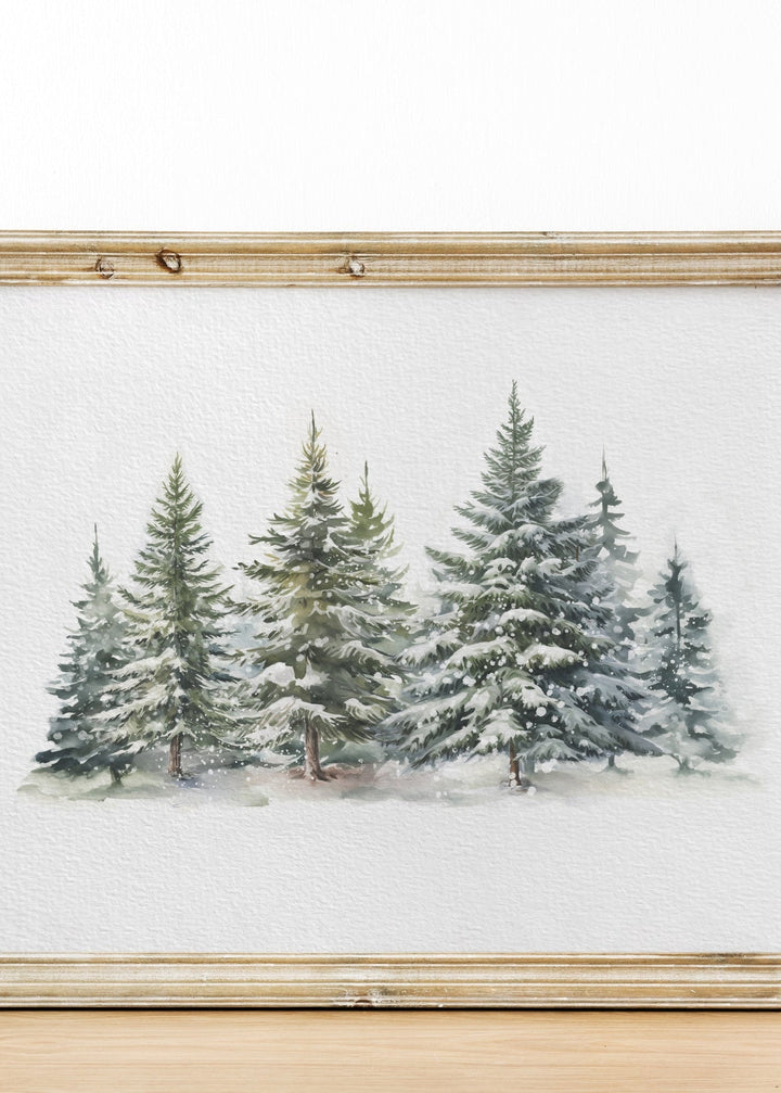 Evergreen Forest Art Print - Clementine Home Floral Gift
