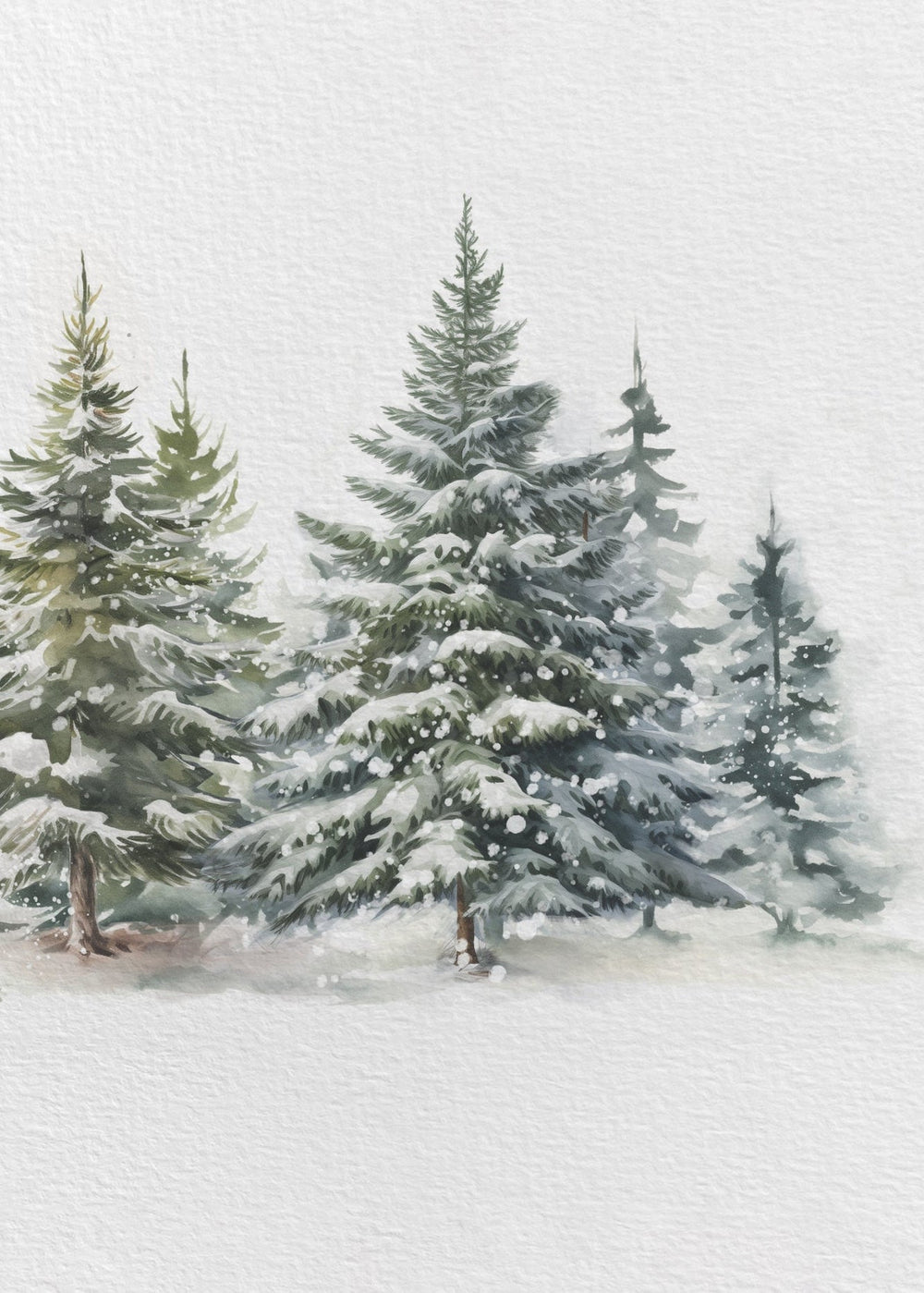 Evergreen Forest Art Print - Clementine Home Floral Gift