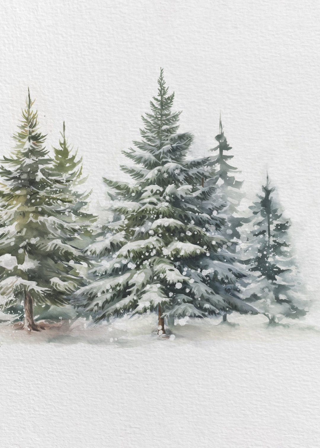 Evergreen Forest Art Print - Clementine Home Floral Gift