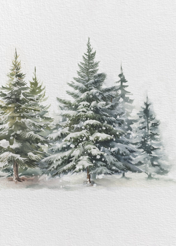 Evergreen Forest Art Print - Clementine Home Floral Gift