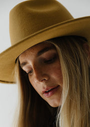 WES FEDORA - Mustard