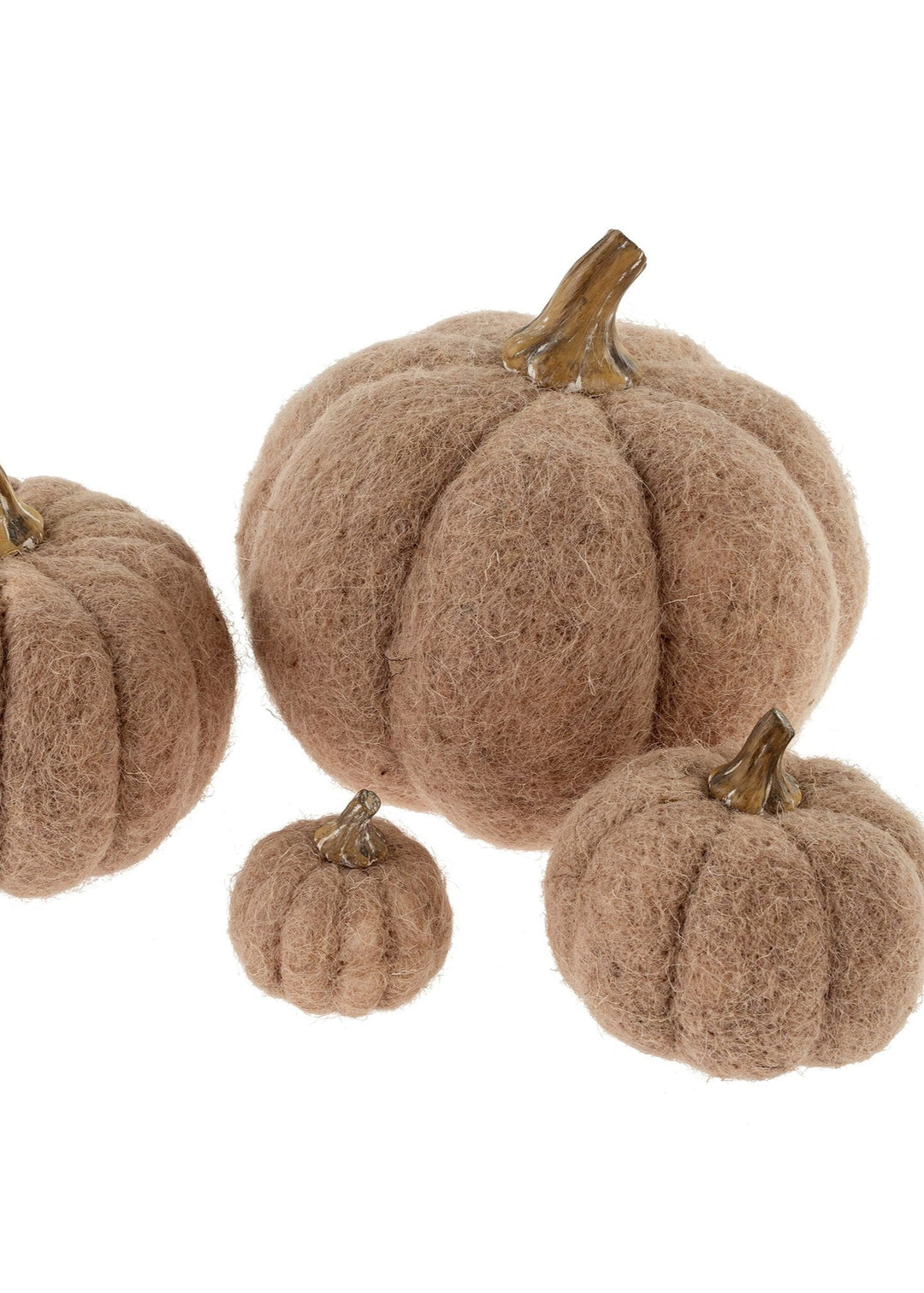 Felt Pumpkin - Oat - Clementine Home Floral Gift