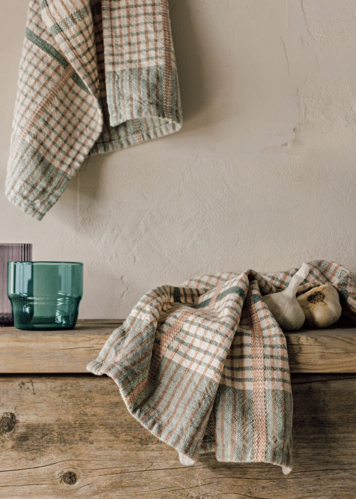Finley Dishtowel, Set of 2 - Willow - Clementine Home Floral Gift