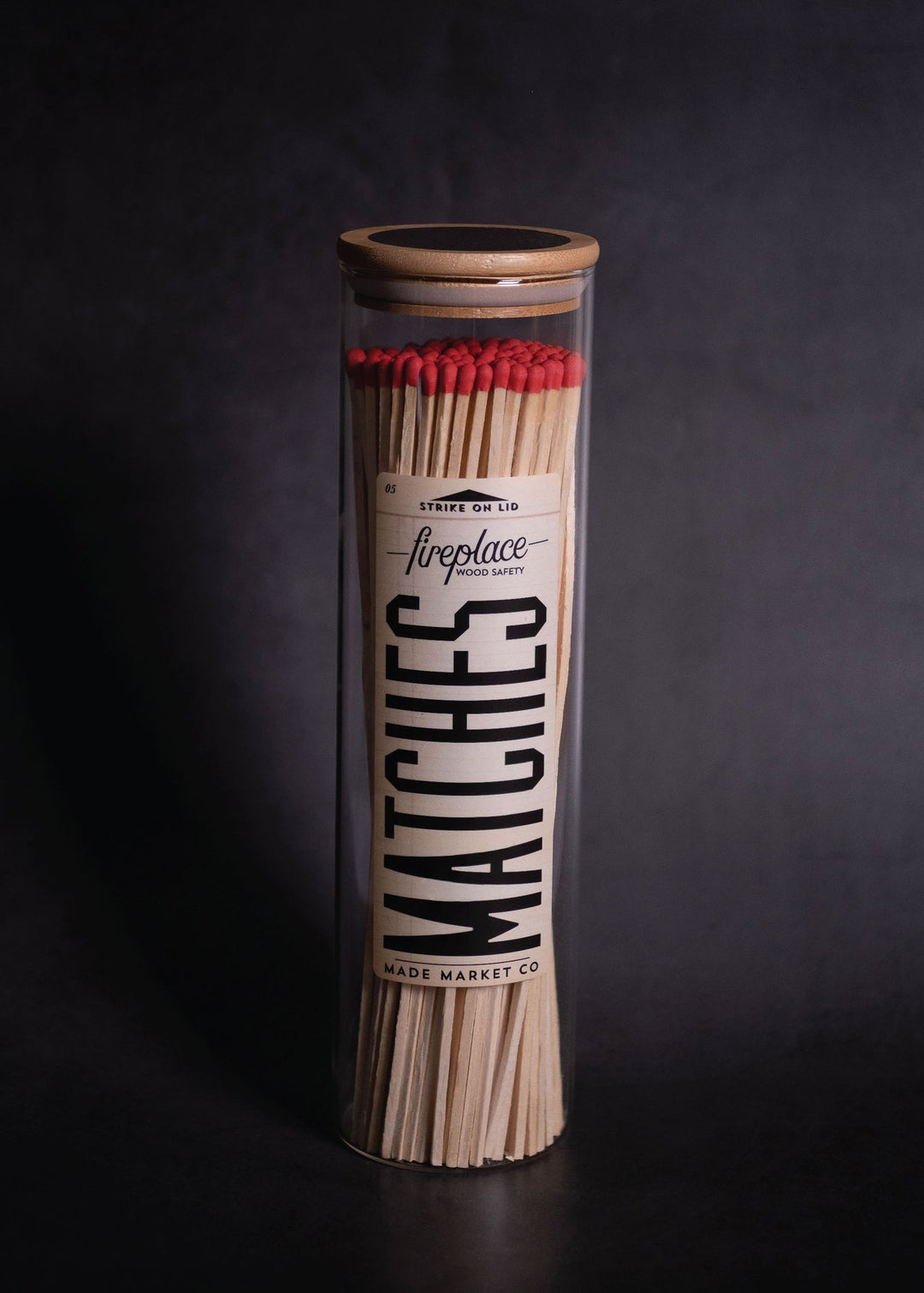 Fireplace Vintage Apothecary Matches – Red Tip - Clementine Home Floral Gift