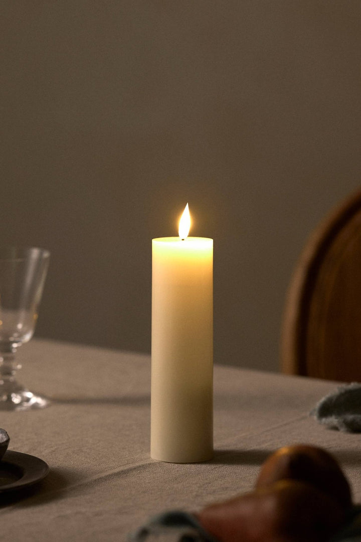 Flameless 3D Wick Candles – Set of 6 - Clementine Home Floral Gift