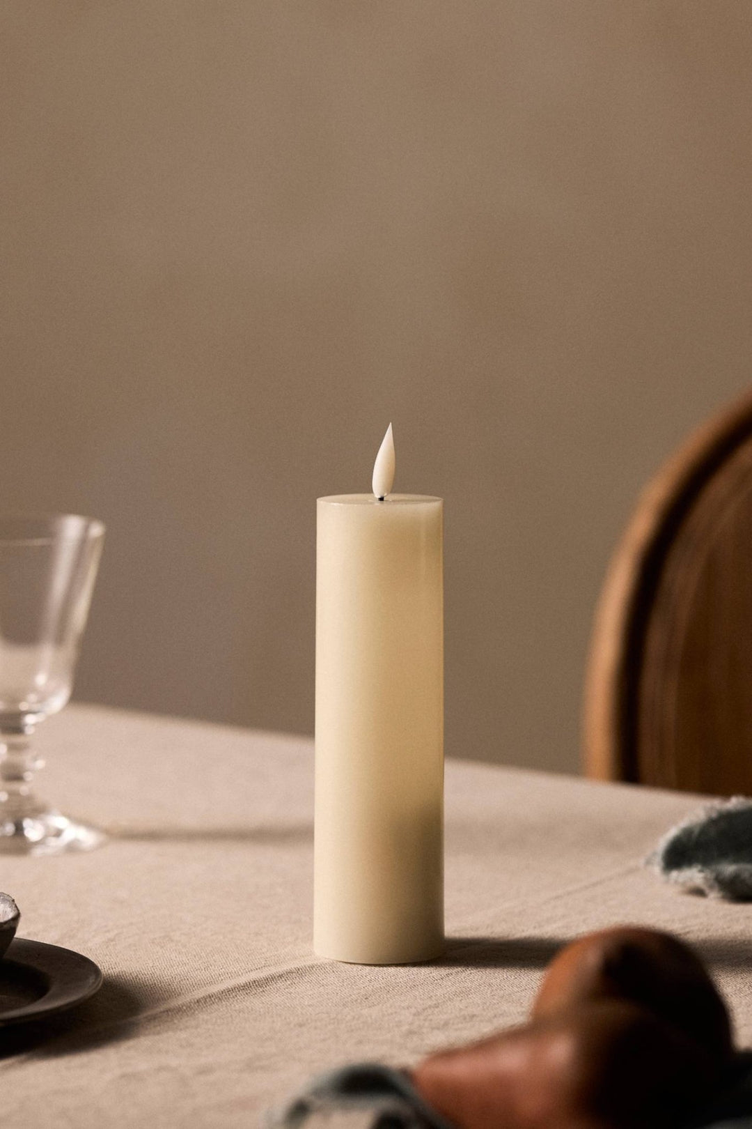 Flameless 3D Wick Candles – Set of 6 - Clementine Home Floral Gift