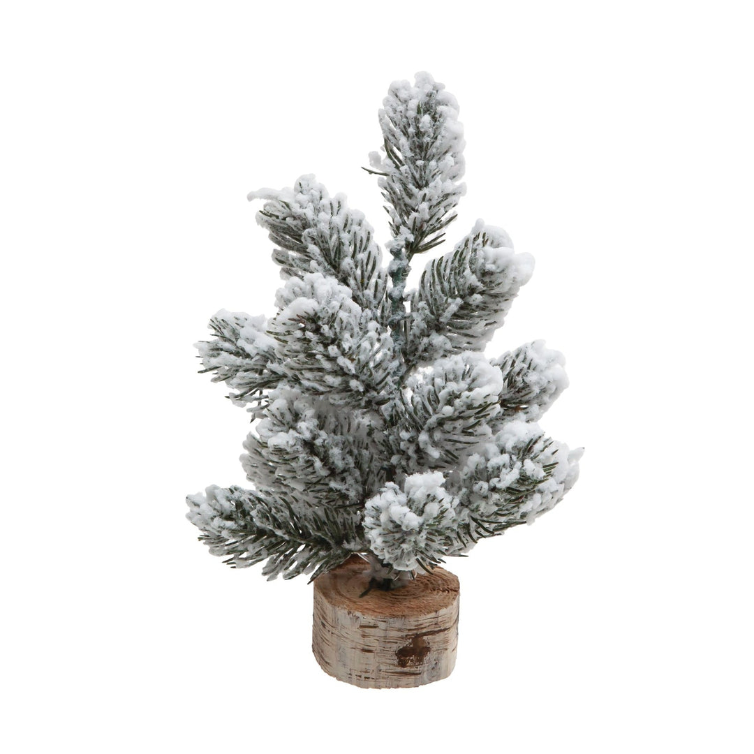Flocked Trees, Set of 3 - Clementine Home Floral Gift