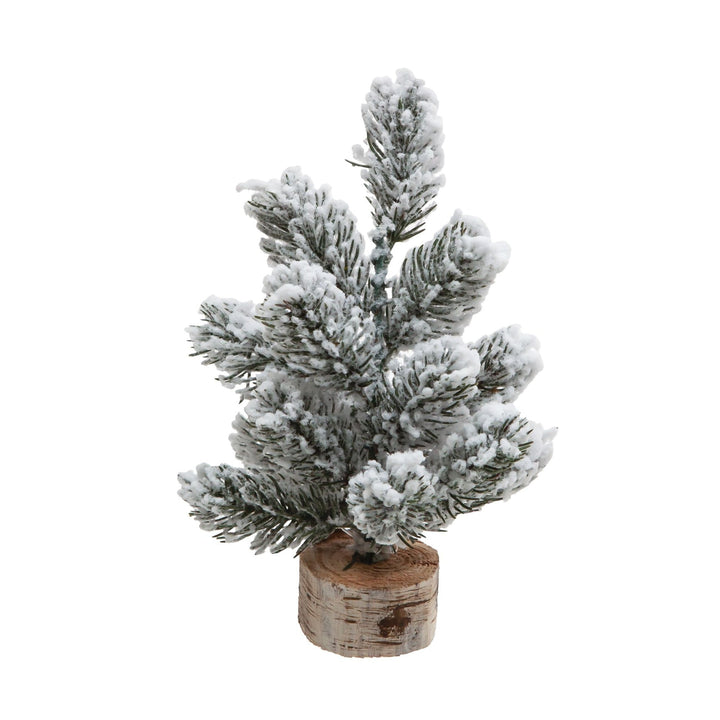 Flocked Trees, Set of 3 - Clementine Home Floral Gift