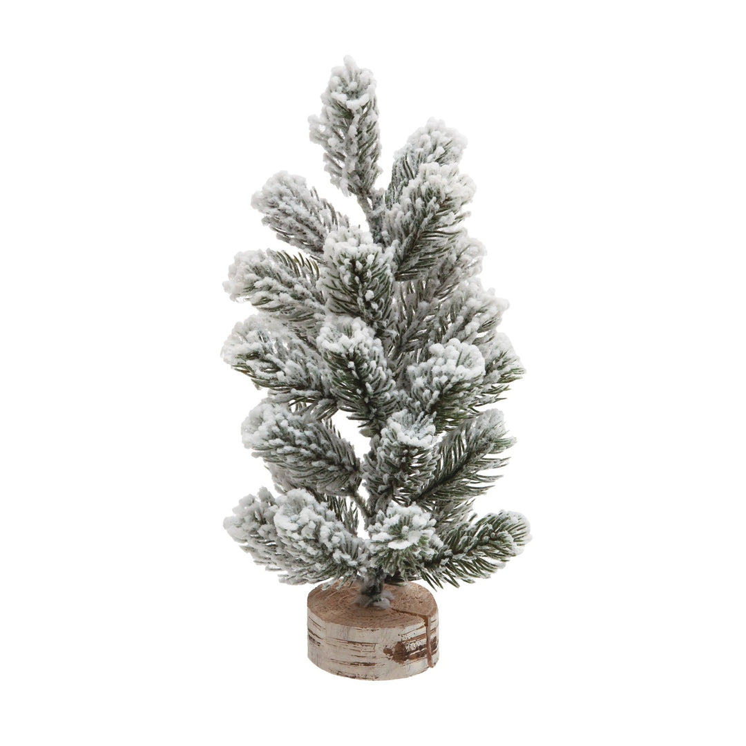 Flocked Trees, Set of 3 - Clementine Home Floral Gift