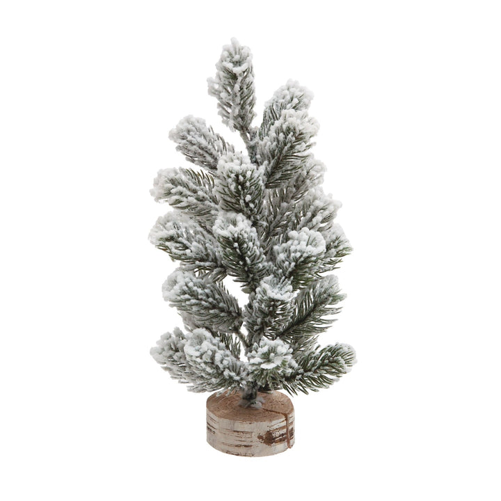 Flocked Trees, Set of 3 - Clementine Home Floral Gift
