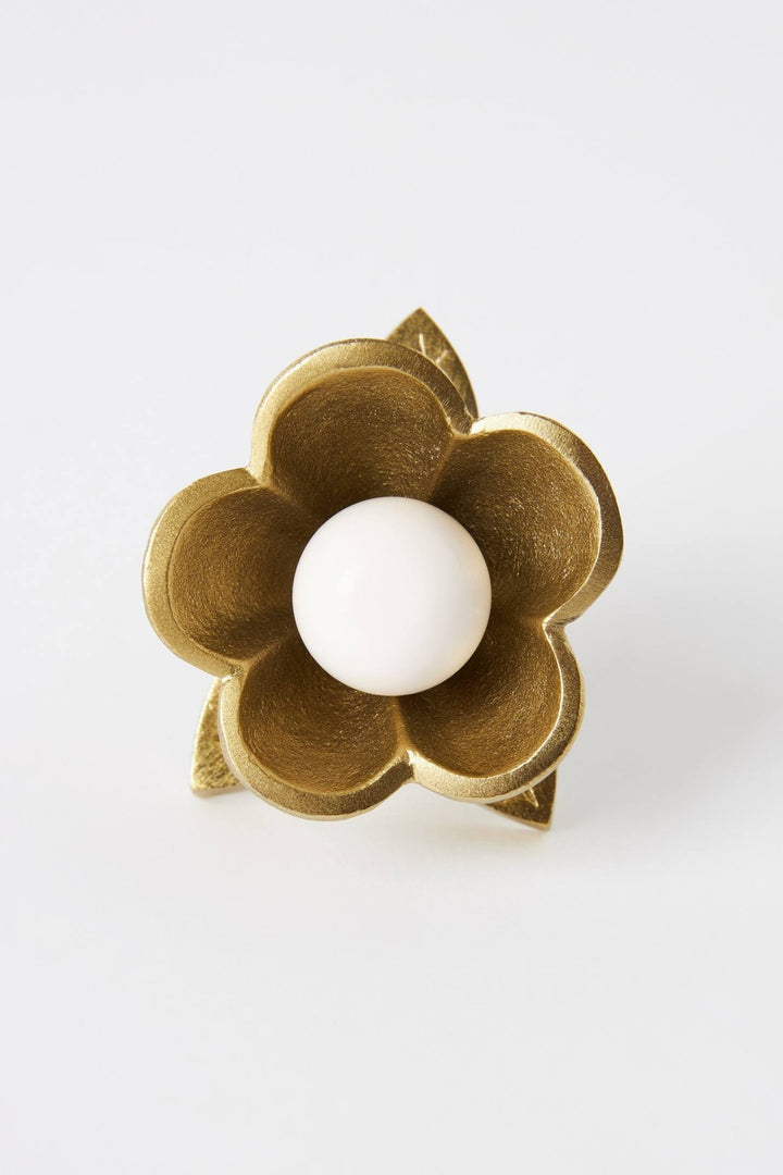 Flower Knob, Set of 2 - Clementine Home Floral Gift
