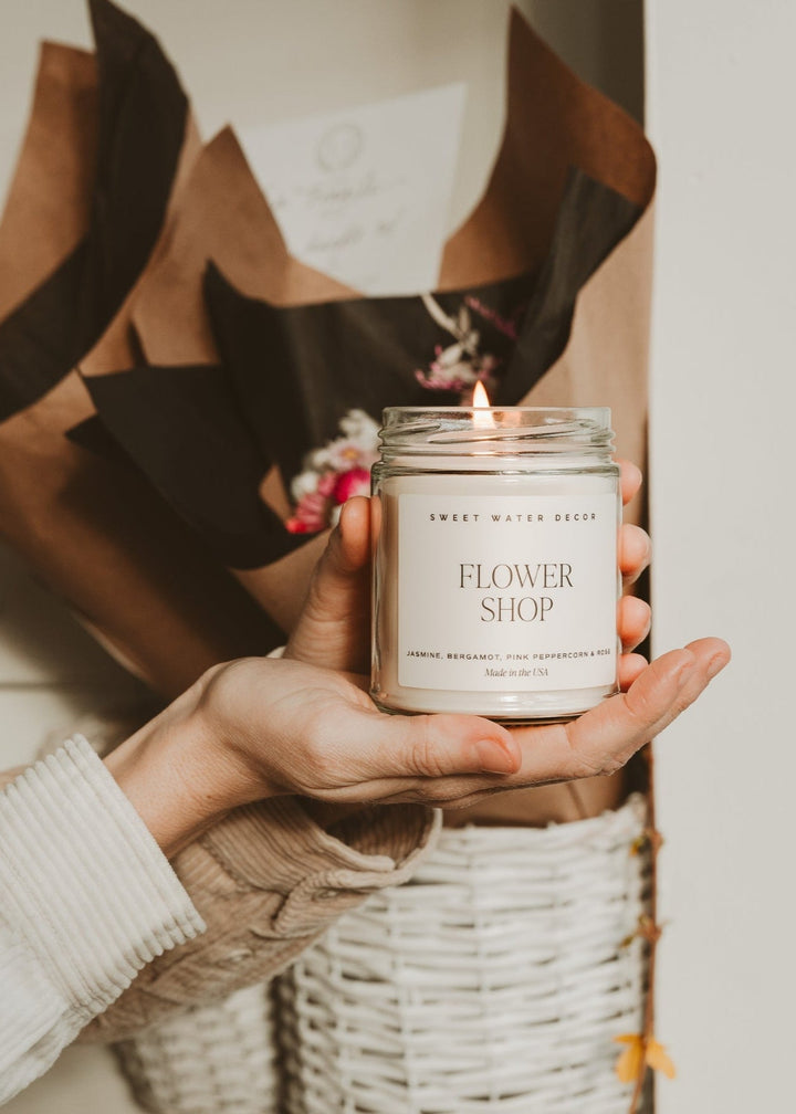 Flower Shop Candle - Clementine Home Floral Gift