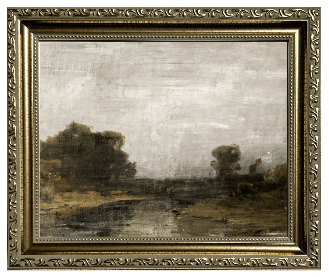Framed Gray Skies Vintage Art Print Bundle - Clementine Home Floral Gift