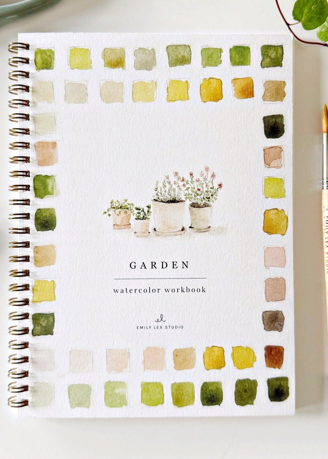 Garden Watercolour Workbook - Clementine Home Floral Gift