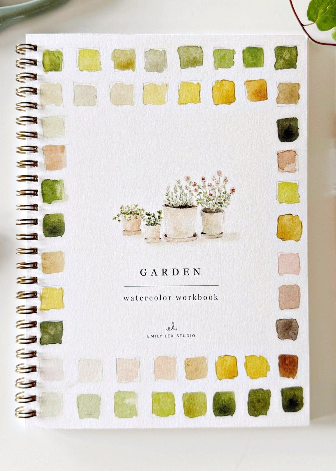 Garden Watercolour Workbook & Paint Set - Clementine Home Floral Gift