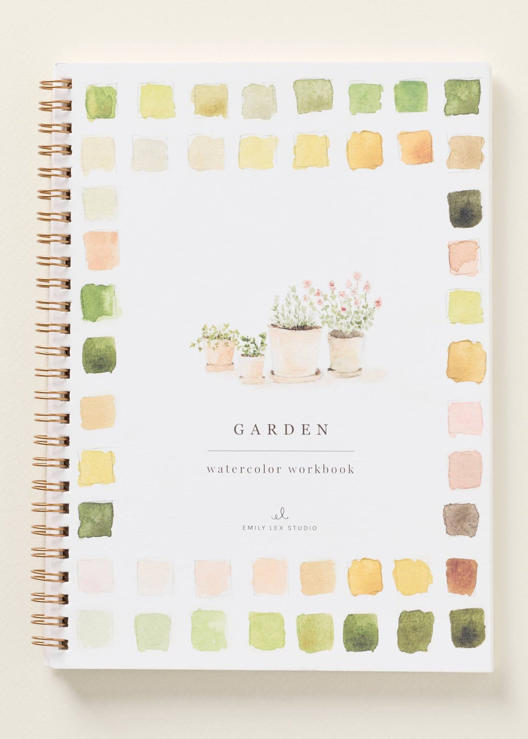 Garden Watercolour Workbook & Paint Set - Clementine Home Floral Gift
