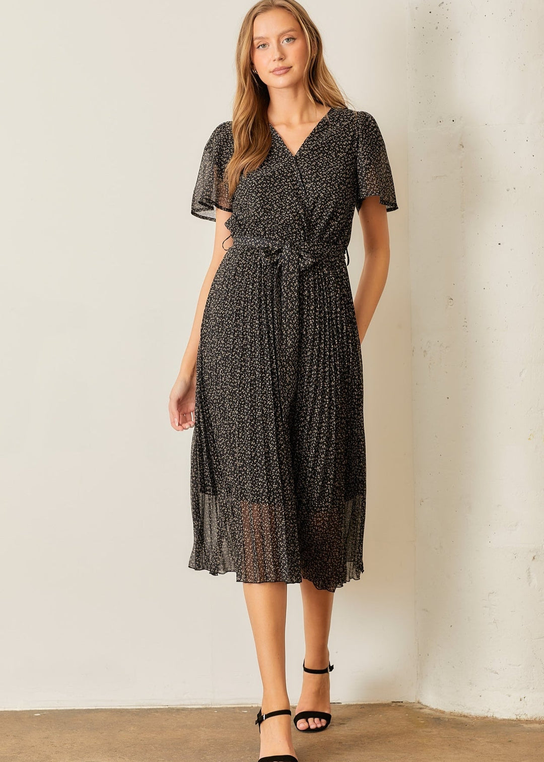 Garten Pleated Skirt Dress - Clementine Home Floral Gift