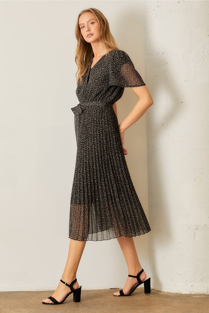 Garten Pleated Skirt Dress - Clementine Home Floral Gift
