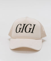 GIGI FOAM TRUCKER HAT - Cream