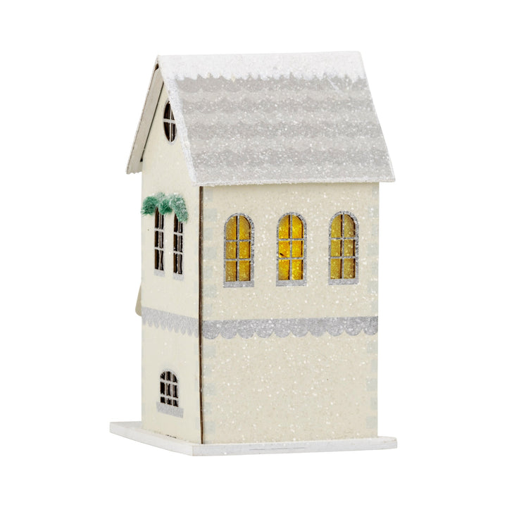 Glitter Christmas Village - Winter - Clementine Home Floral Gift