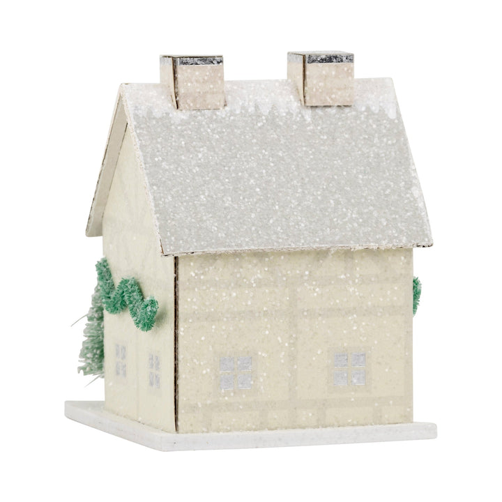 Glitter Christmas Village - Winter - Clementine Home Floral Gift