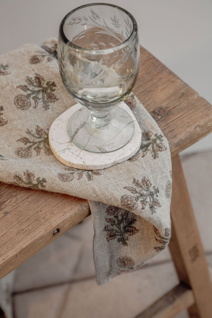 Hand - Etched Lua Glass - Clementine Home Floral Gift