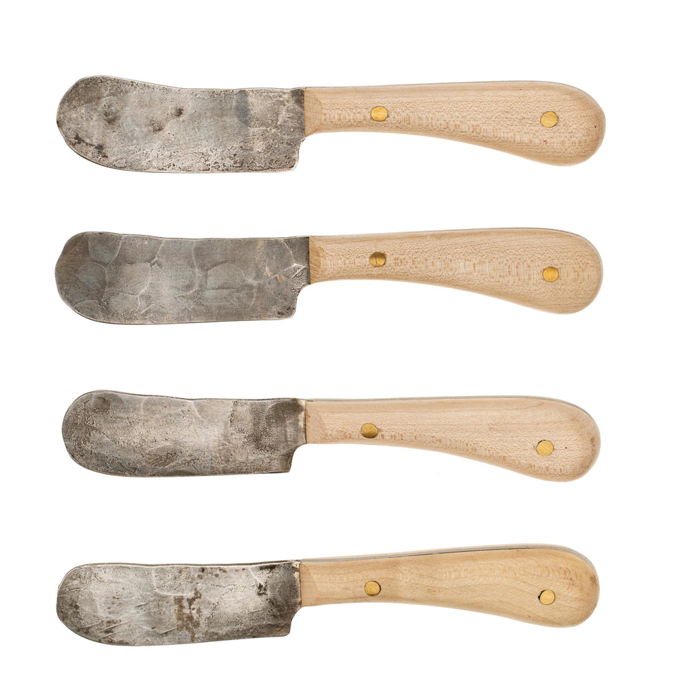 Hand Forged Spreaders, Set of 4 - Clementine Home Floral Gift