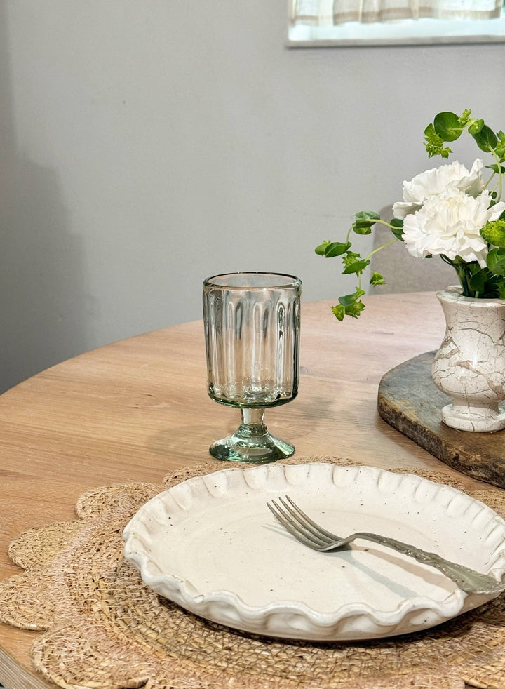 Handblown Camille Wine Glass - Clementine Home Floral Gift