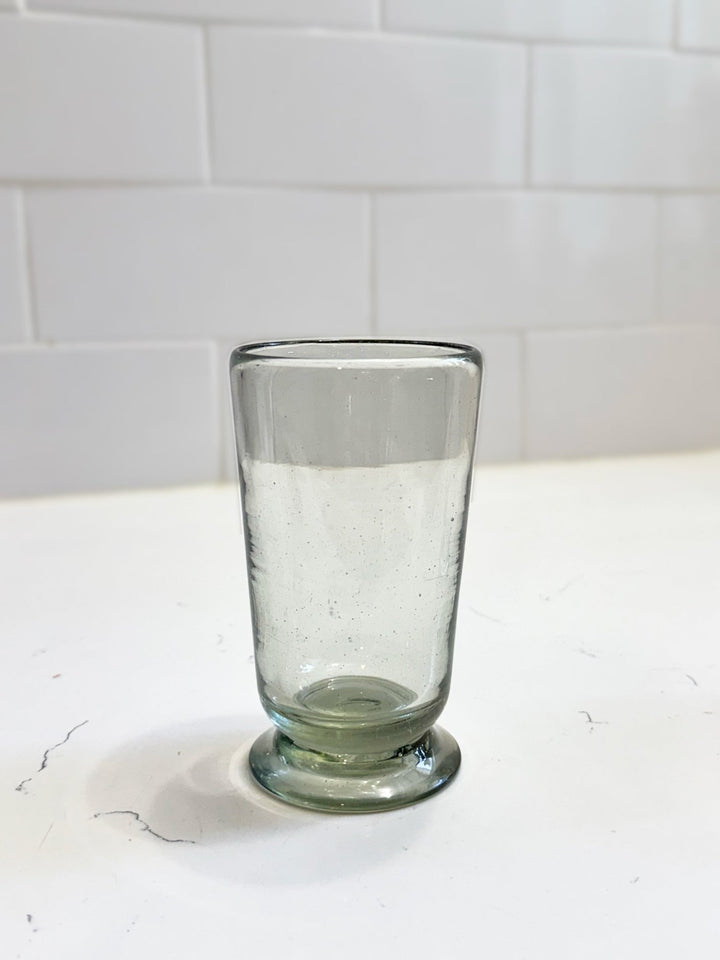 Handblown Footed Glass - Clementine Home Floral Gift
