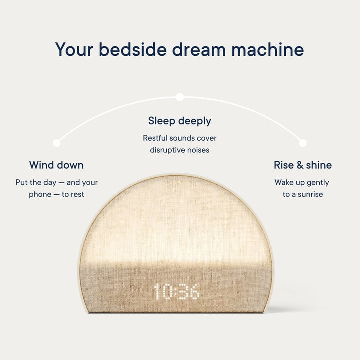 Hatch Restore 2, Sunrise Alarm Clock, Sound Machine - Putty (Winter '24 Add - On) - Clementine Home Floral Gift