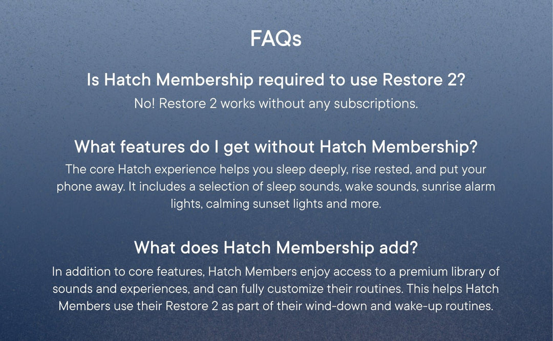 Hatch Restore 2, Sunrise Alarm Clock, Sound Machine - Putty (Winter '24 Add - On) - Clementine Home Floral Gift