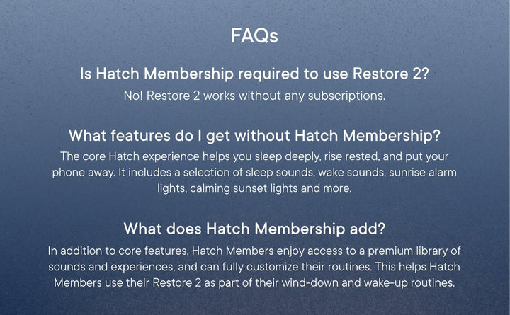 Hatch Restore 2, Sunrise Alarm Clock, Sound Machine - Putty (Winter '24 Add - On) - Clementine Home Floral Gift