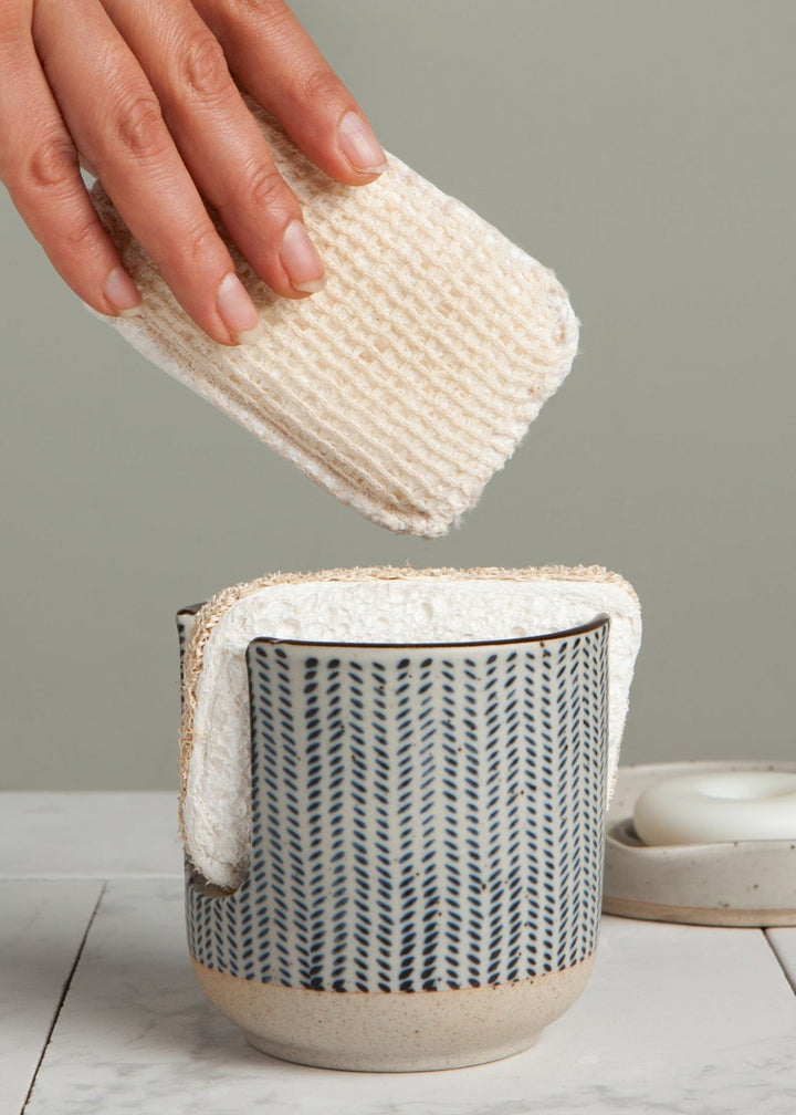 Herringbone Sponge Holder - Clementine Home Floral Gift