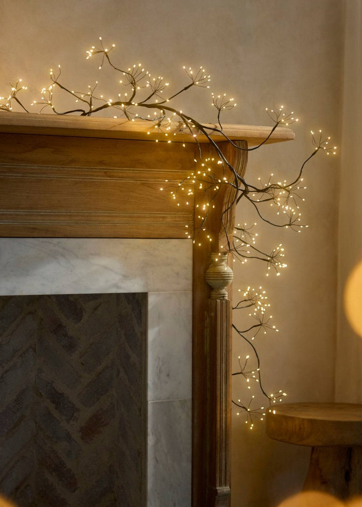 Illuminated LED Branch Garland - Clementine Home Floral Gift