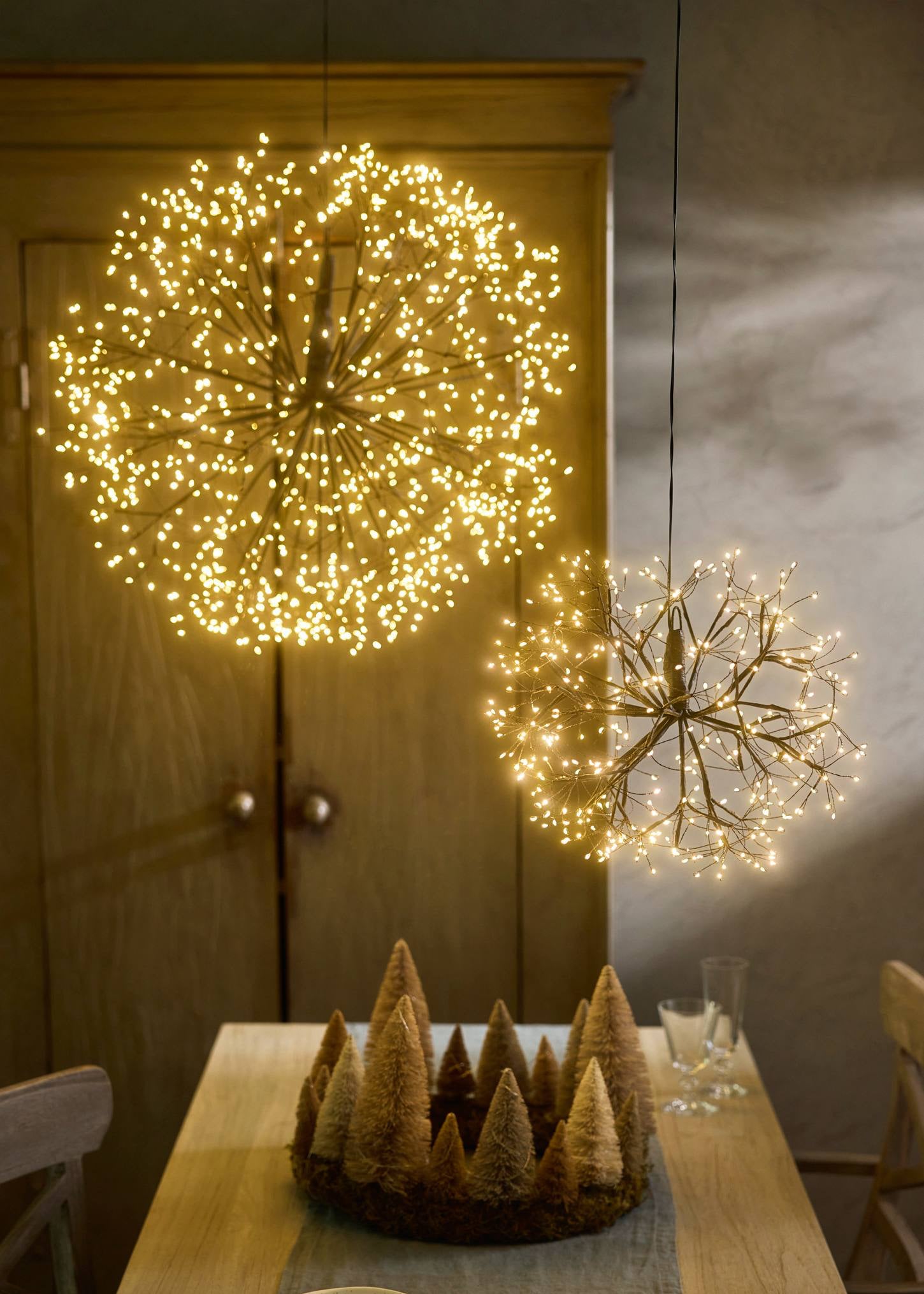 Illuminated LED Branch Sphere - Clementine Home Floral Gift