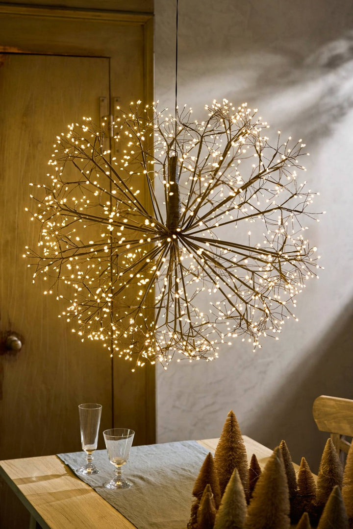 Illuminated LED Branch Sphere - Clementine Home Floral Gift