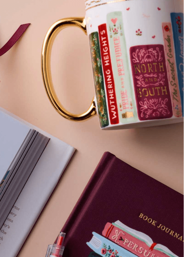 Ladies Night Book Club Porcelain Mug - Clementine Home Floral Gift